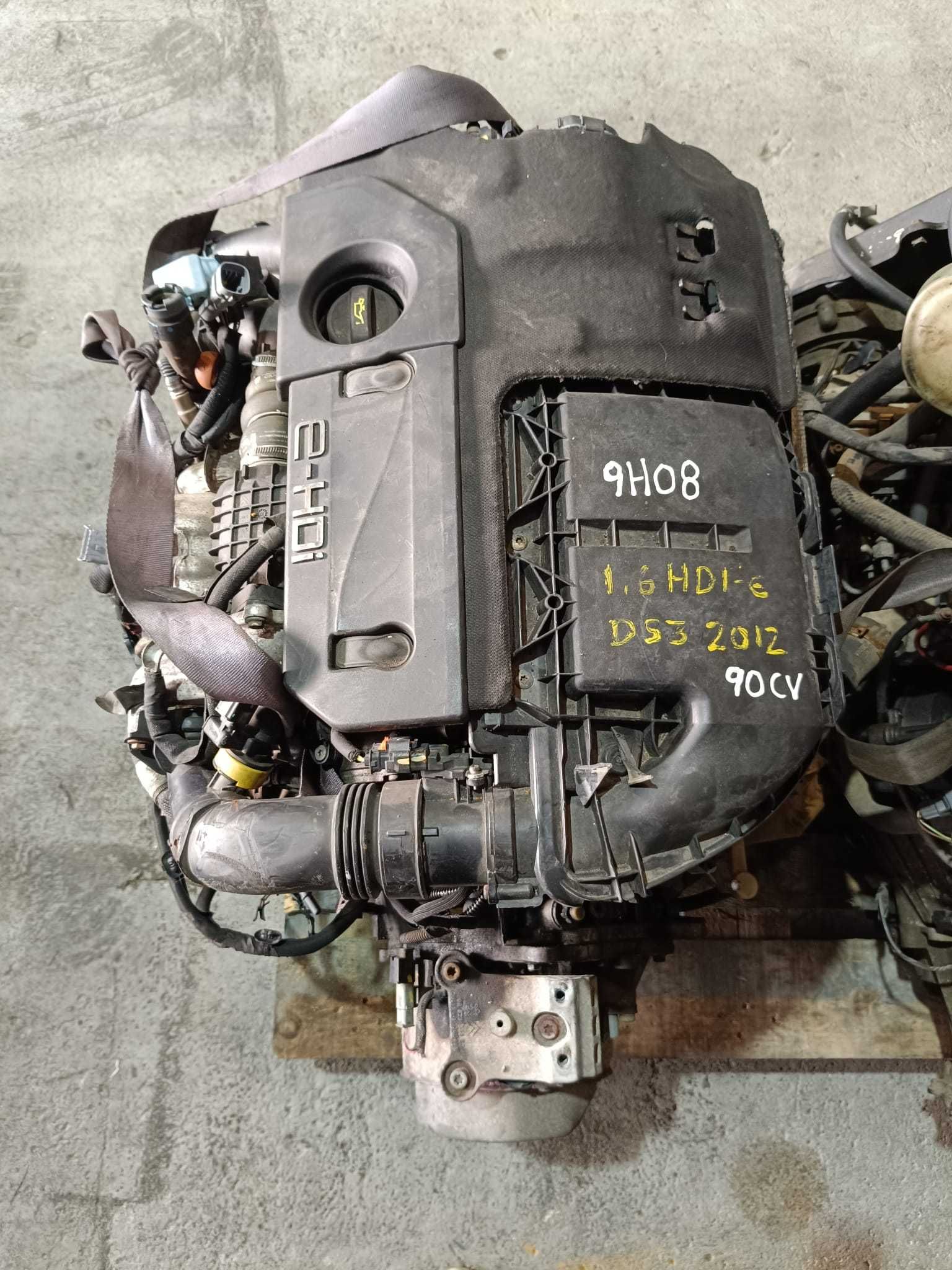 Motor 9H08 - Citroen DS3 1.6 e-hdi 90cv 2012
