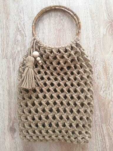 Torebka handmade, siatka