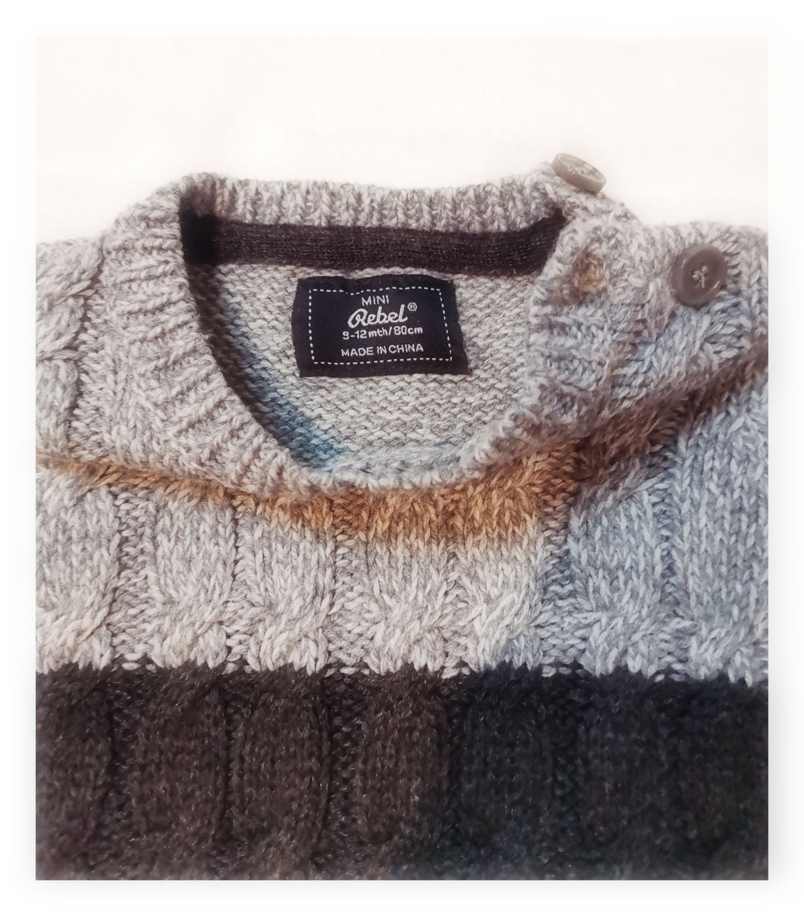 Sweter góralski dla chłopca rozmiar 80
