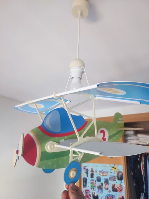Candeeiro teto avião