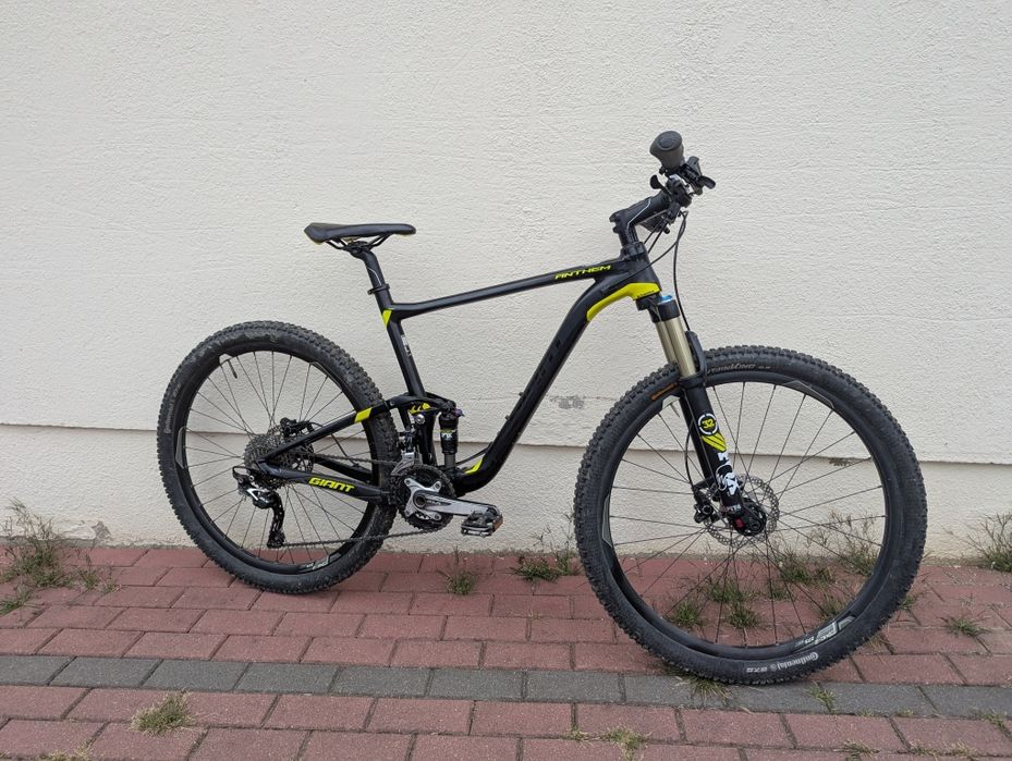 Rower górski MTB full giant anthem rama L koła 27,5 świeżo po serwisie