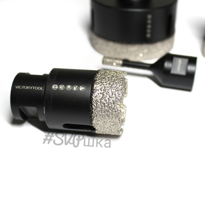 Алмазные коронки для УШМ VICTORYTOOL резьба М14 Гранит, СВП, расходник
