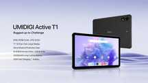 Новий захищений планшет Umidigi Active T1, 8+8/128, 11", 2К, IP68-69,