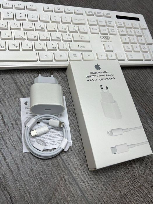 Комплект оригинал 20w быстрая зарядка айфон кабель и блок iphone