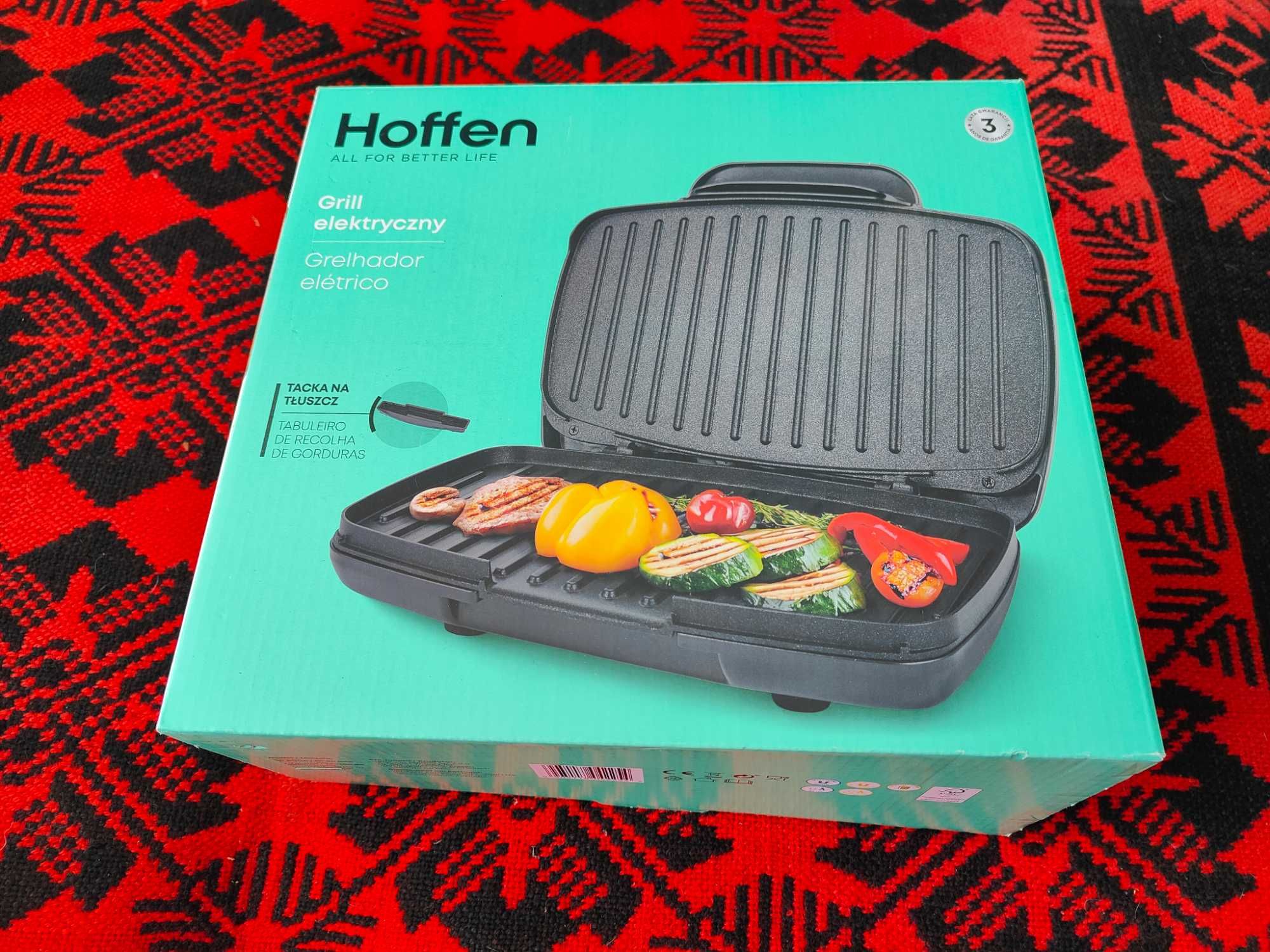 Grill elektryczny marki Hoffen
