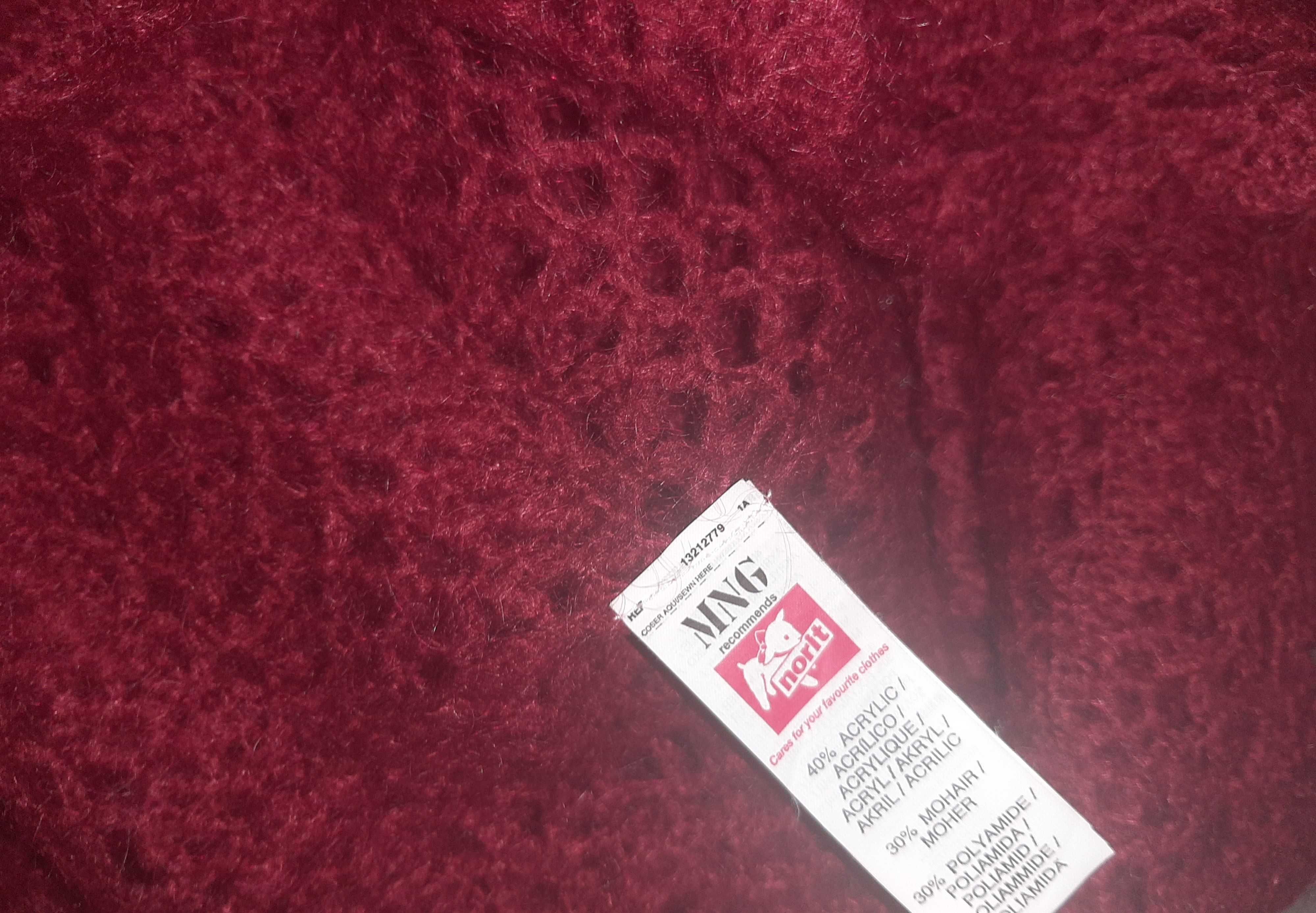 Casaco rendilhado mohair Mango