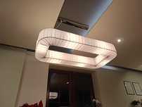 Lampa sufitowa duża nad stół