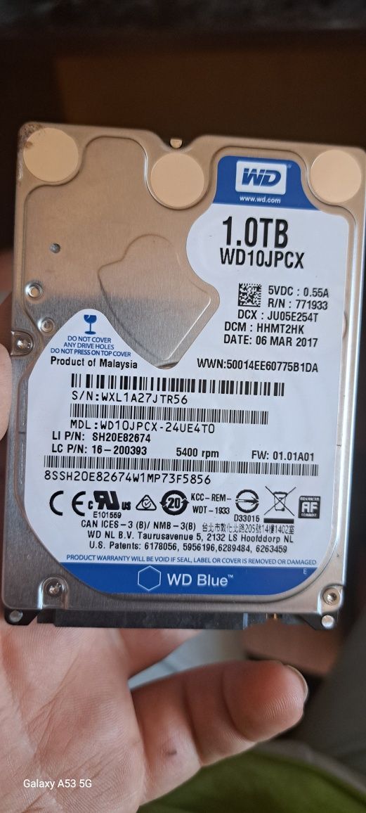 Dysk HDD 1 TB WD Blue