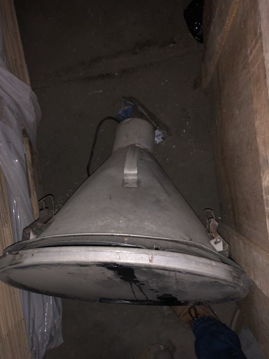 Lampy PRL halogenowe loft industrial przemysłowe Unikat