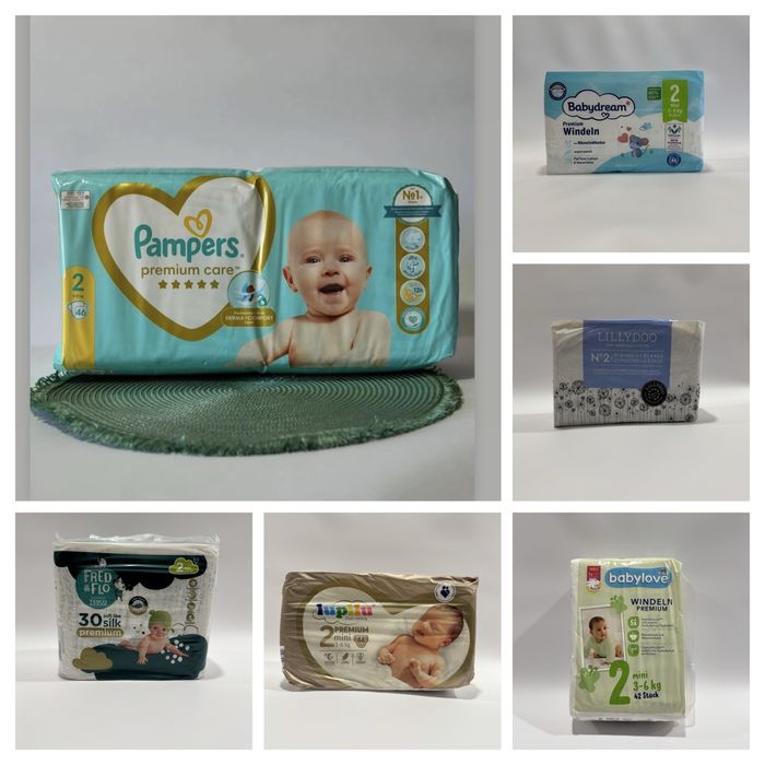 Підгузки 2 розміру різні