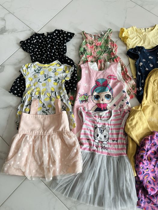 Великий набір речей пакет речей на дівчинку 92-98р