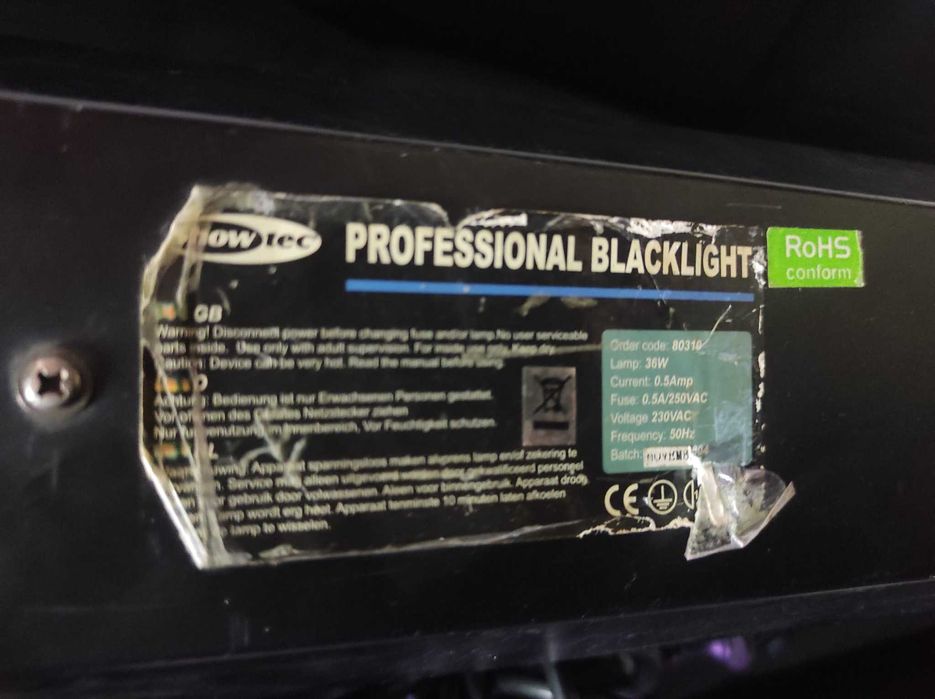 Vendo 5 calhas de luz negra UV (valor para as 5)