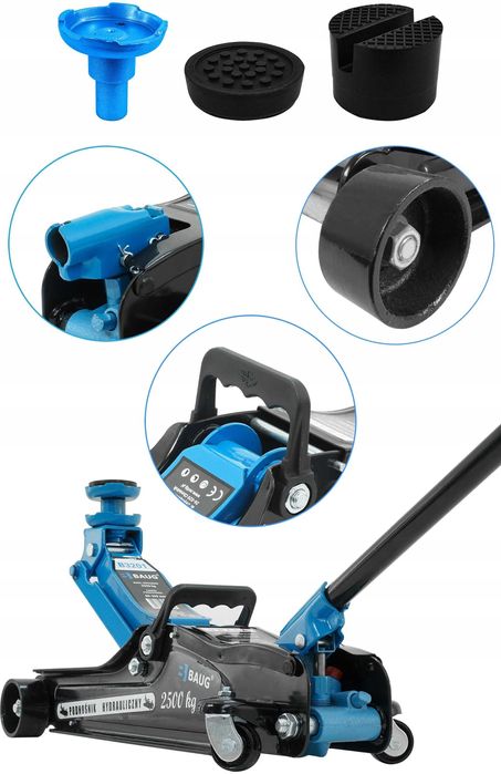 PODNOŚNIK SAMOCHODOWY Hydrauliczny Lewarek Żaba Niskoprofilowy 2,5T