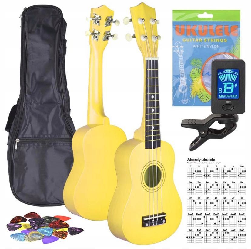 Ukulele drewniane sopranowe *DARMOWA DOSTAWA*
