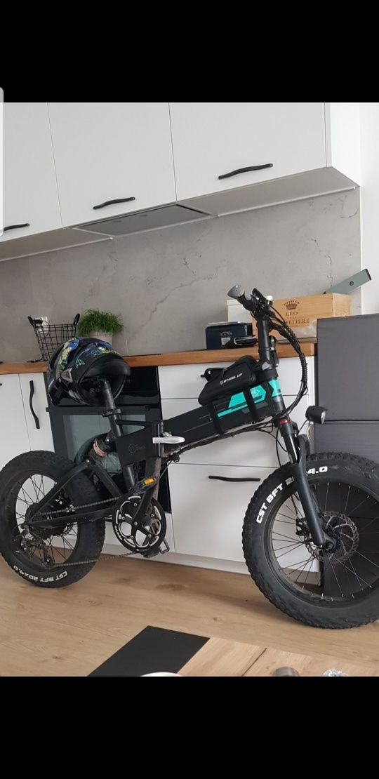 Rower elektryczny FATBIKE z manetką gazu