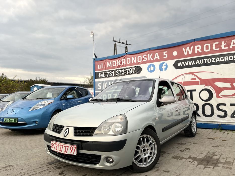 Renault Clio 1.5 DCI//2004//Alufelgi//Klimatyzacja//Zadbany//Zamiana