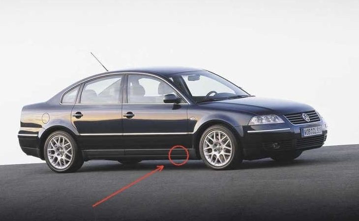 Заглушка Порога Піддомкратника Поддомкратника Vw,Passat,B5,Пасат,Б5