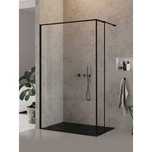 New Trendy Kabina Prysznicowa typu walk in NEW MODUS BLACK 100 + 30