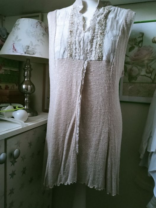 Beżowa tunika; aria; rozmiar 3XL