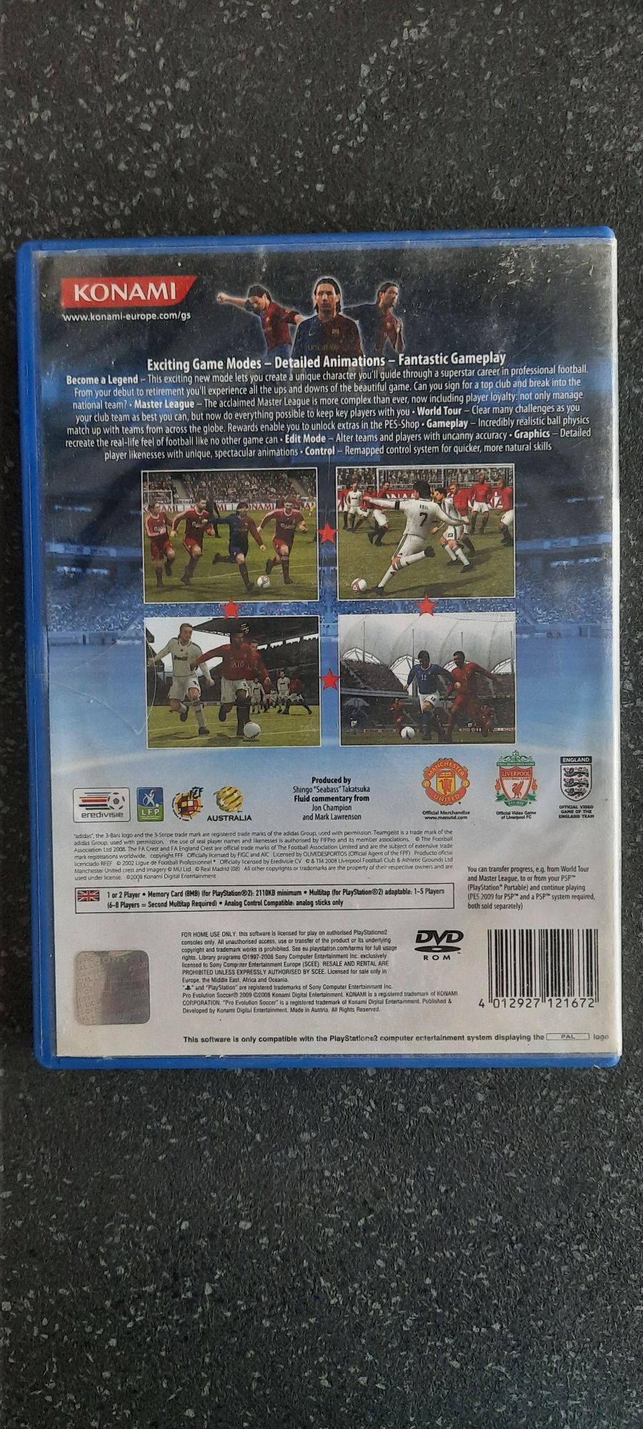 PES 2009 PlayStation 2