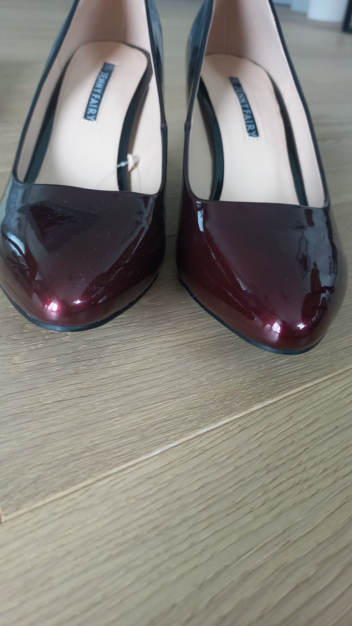 Szpilki nowe bordowe rozmiar 39