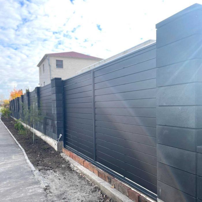 Блоки для паркану. Модульні блоки. Блоки будівельні.