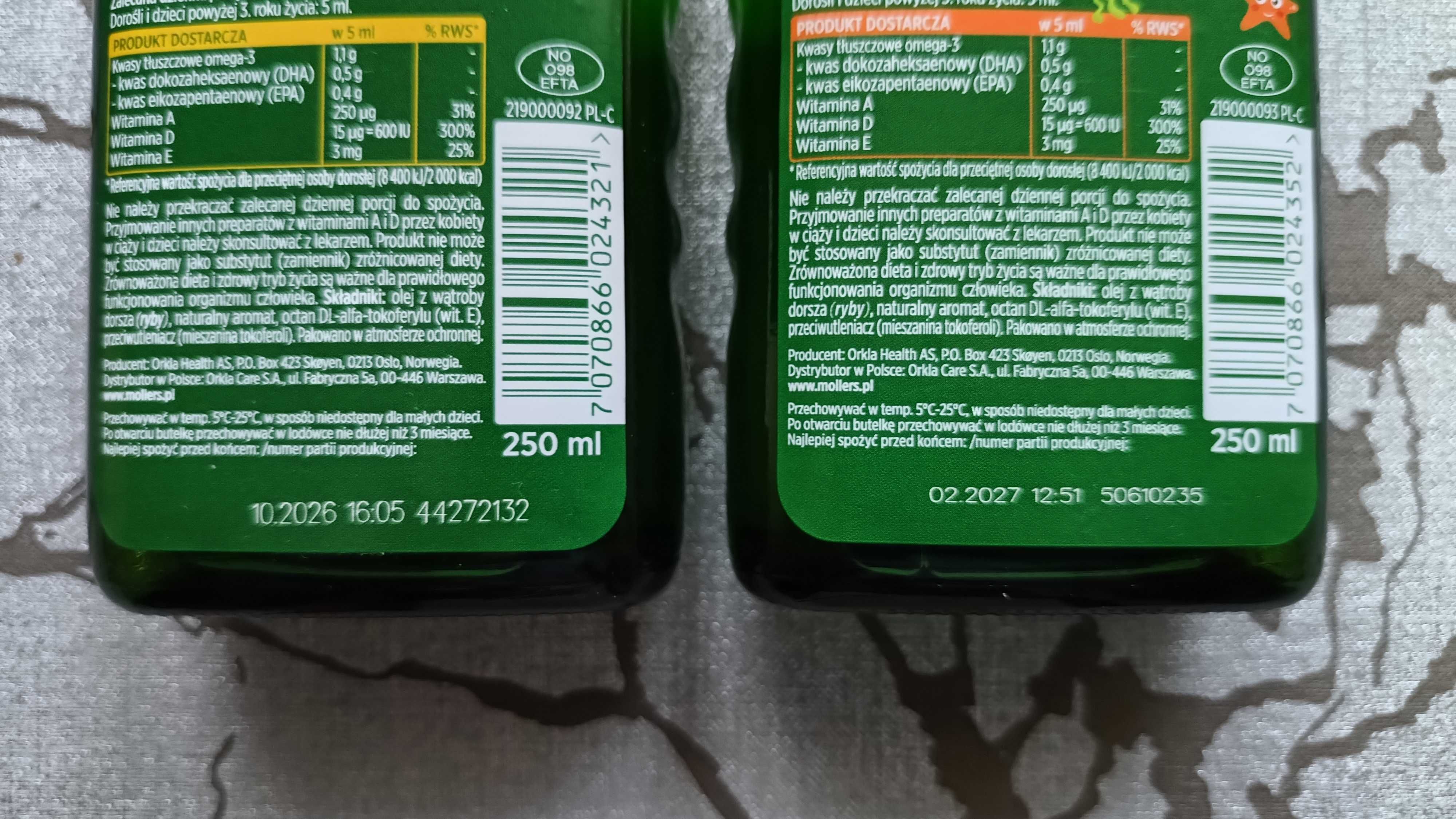 Tran Mollers 250 ml. suplement diety.