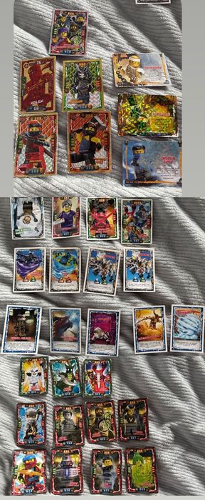 Karty LEGO Ninjago – duży zestaw około 30 kart