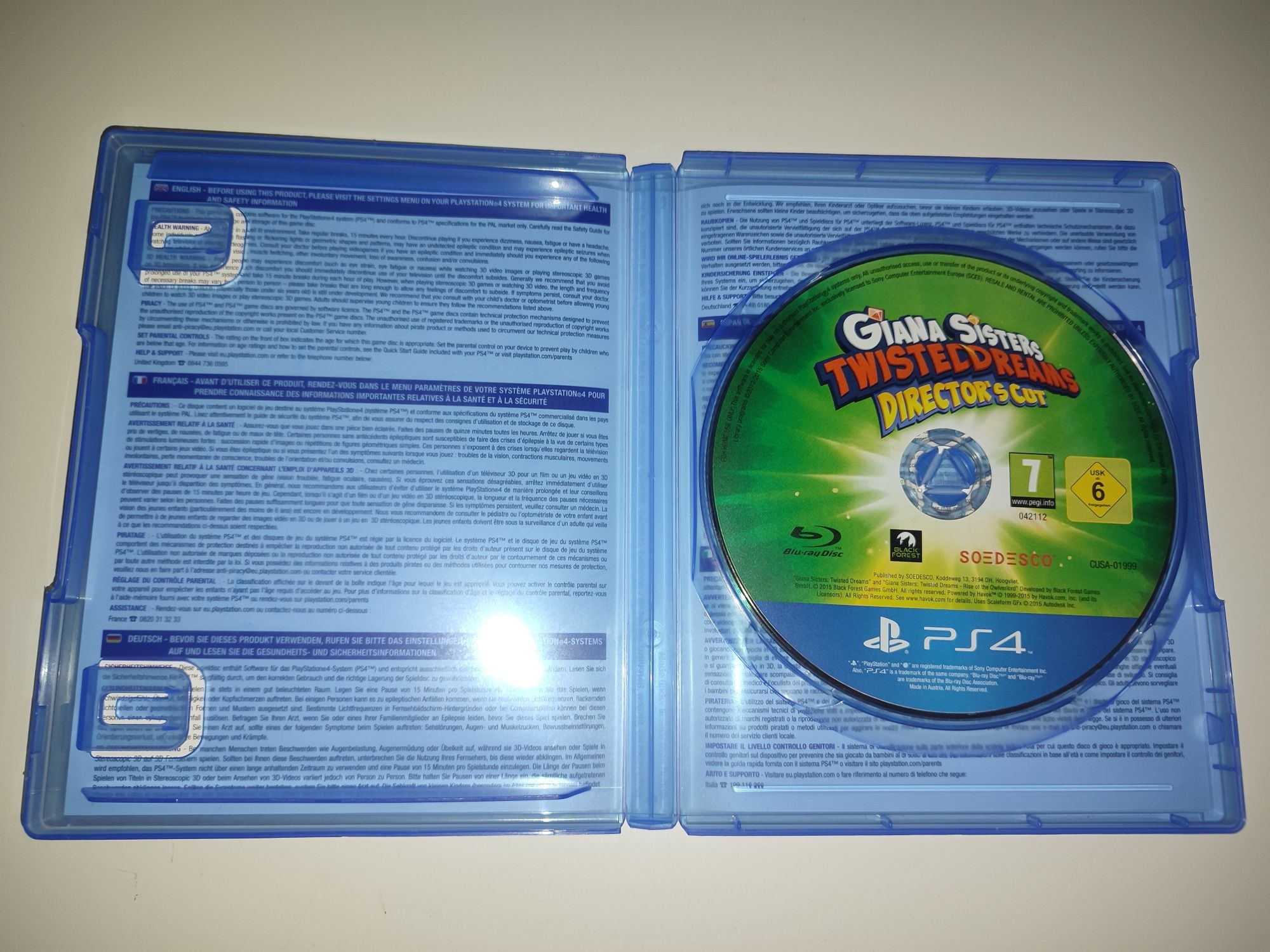Gra Ps4 Giana Sisters PL gry PlayStation 4 Crash Lego Spyro Rayman Hit