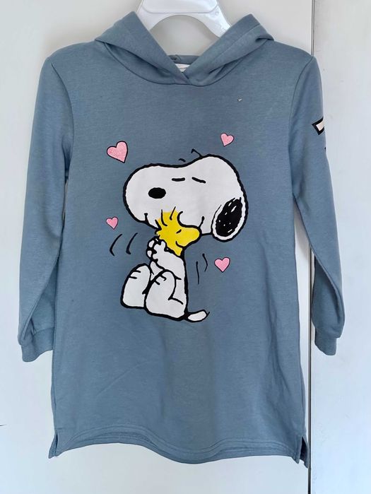 Sukienka Snoopy z kapturem 122 128 HM