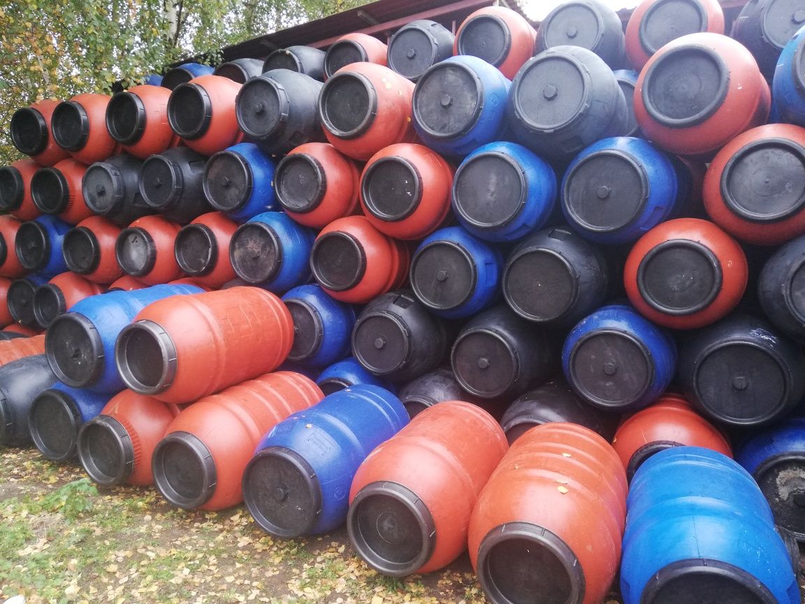 beczki plastikowe spożywcze 220l