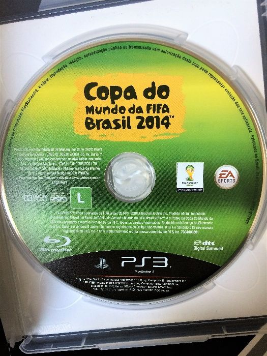 Jogo PS3 (Raridade!) Copa do Mundo FIFA Brasil 2014