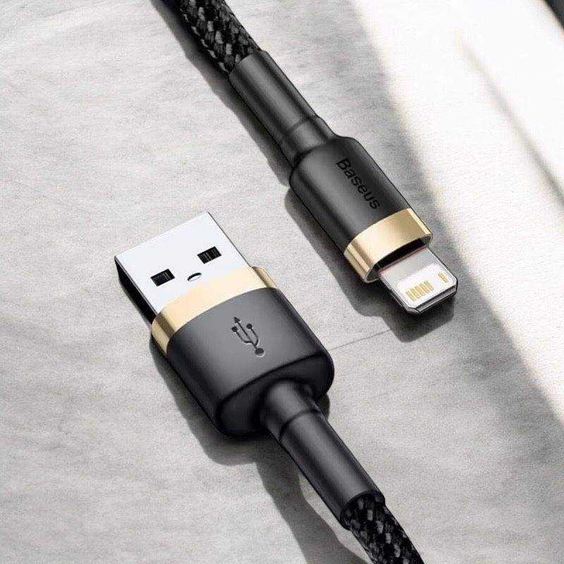 Кабель Baseus USB Lightning провод для айфона лайтинг юсб зарядка 1 м