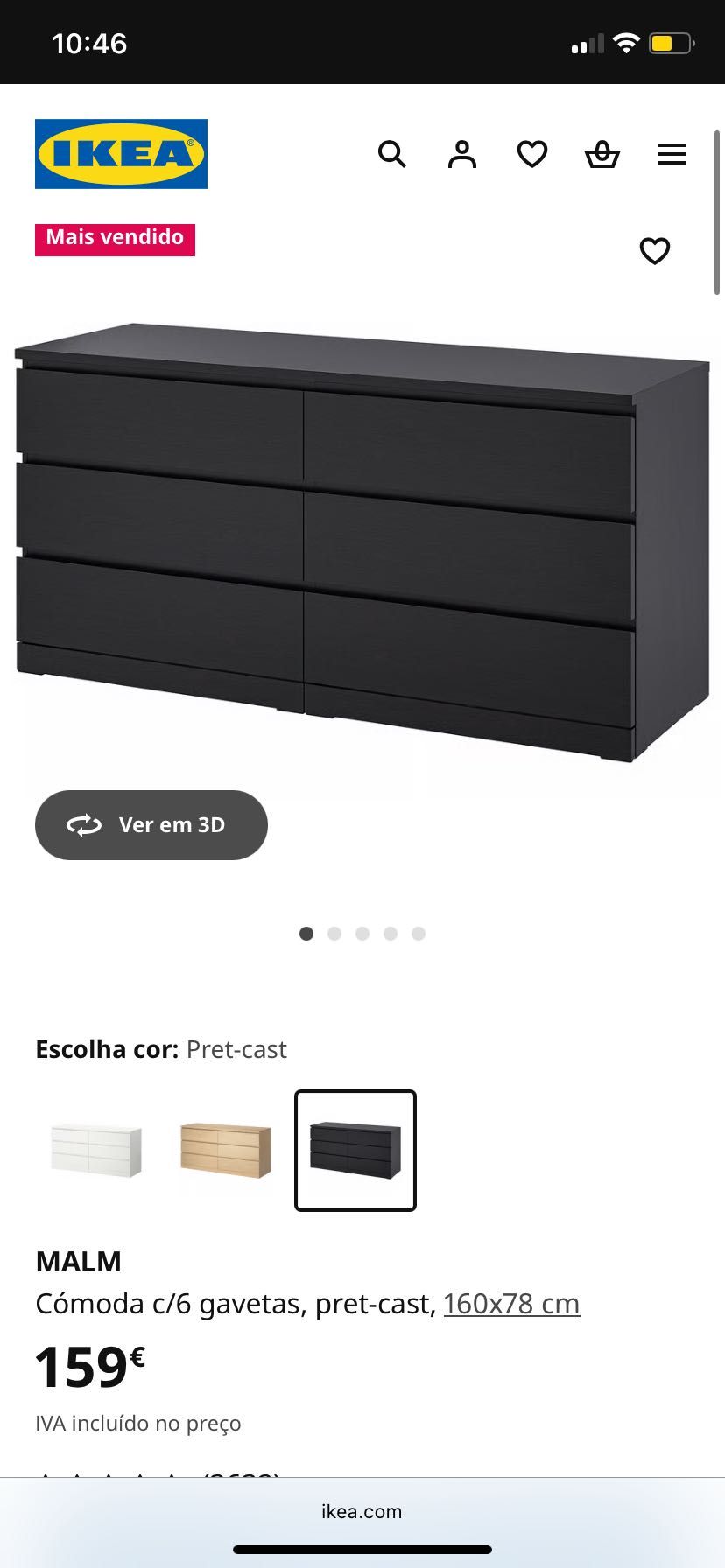 Comoda Malm IKEA - seminova