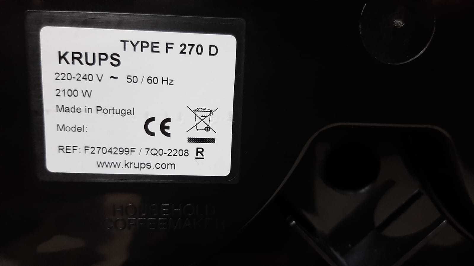 Máquina de café dupla - KRUPS F 270D
