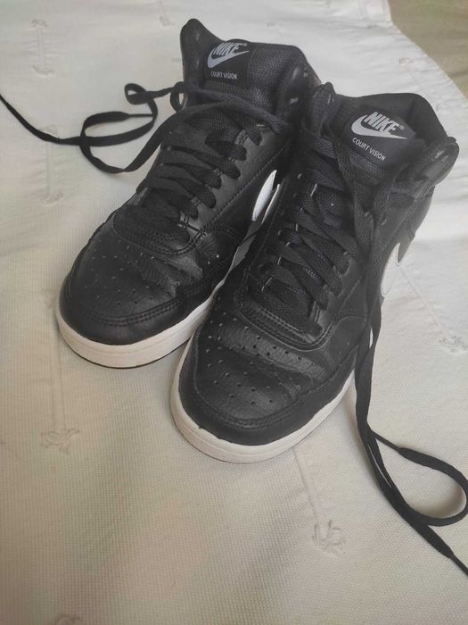 Хайтопи на хлопця Nike шкіра 37 розмір