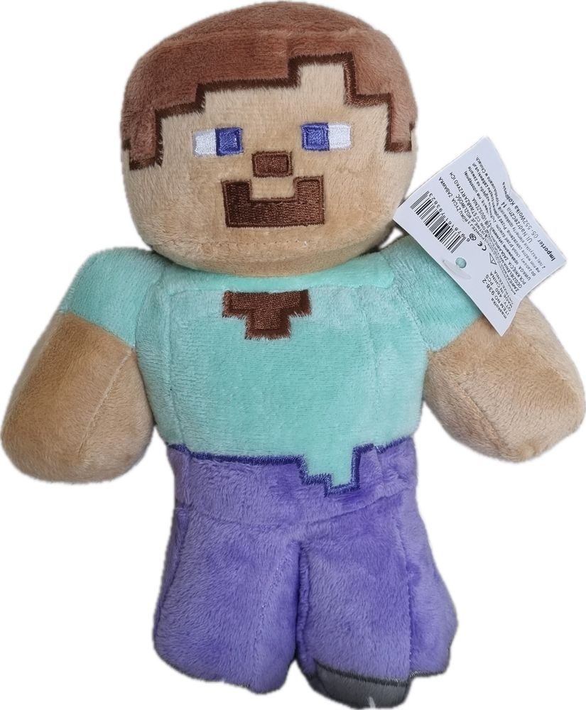 Nowa Maskotka Pluszak Steve z Gry Minecraft 25cm !! Szybka Wysyłka !!