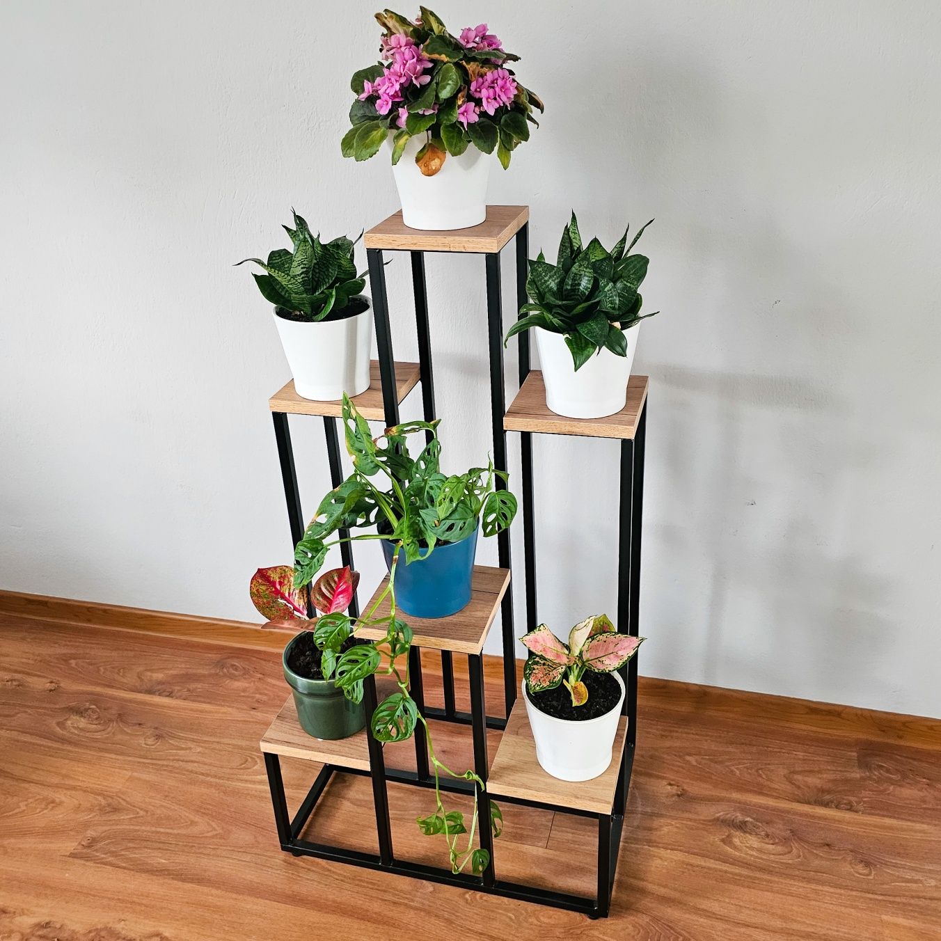 Kwietnik Stojący- Stojak na Kwiaty 6 donic 110cm RÓŻNE WZORY