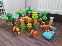 Lego duplo klocki zebrane zwierzęta