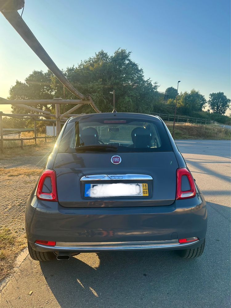 Fiat 500 1.2 c/ teto panorâmico