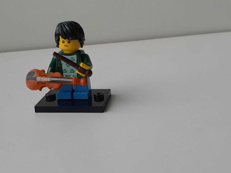 Lego Minifigur col21-2 Violin Kid Skrzypek