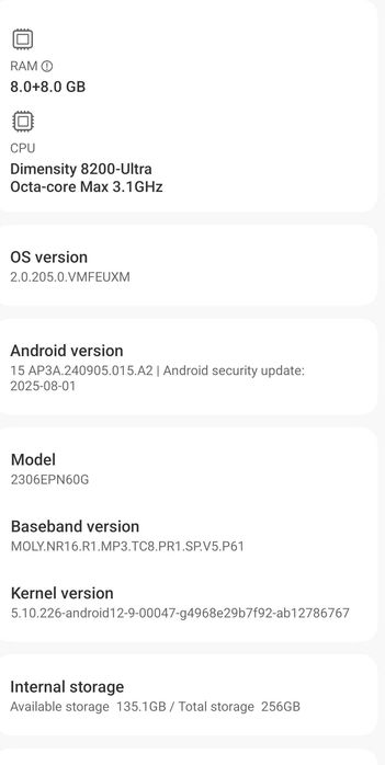 Xiaomi 13T 5G 256GB/8GB