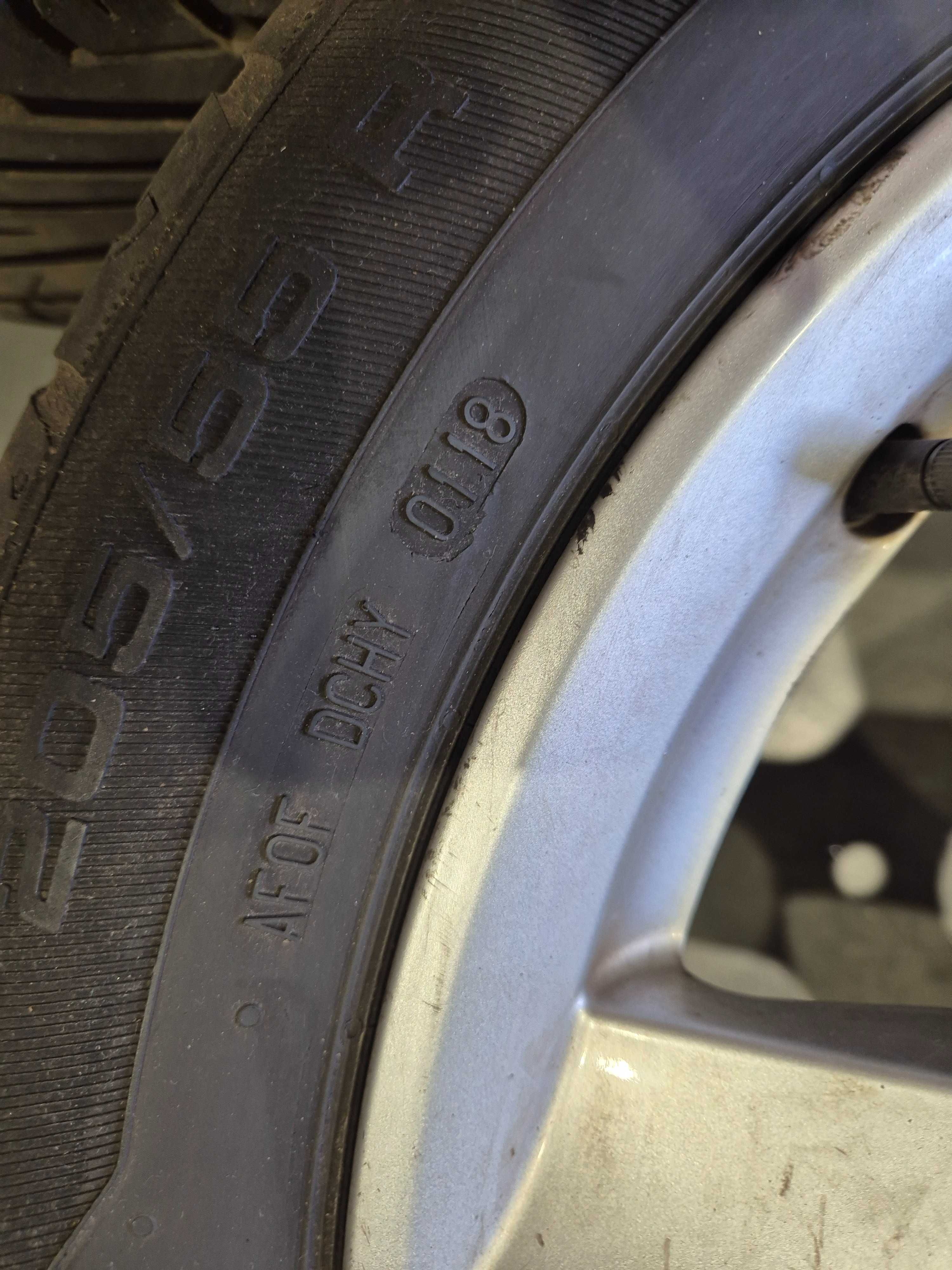 Felgi aluminiowe 5x112 16 cali 6,5 J ET 33 opony letnie 205/55/16
