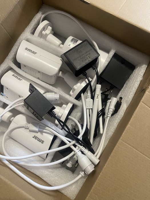 Kit com 4 camêras de vigilância Smar