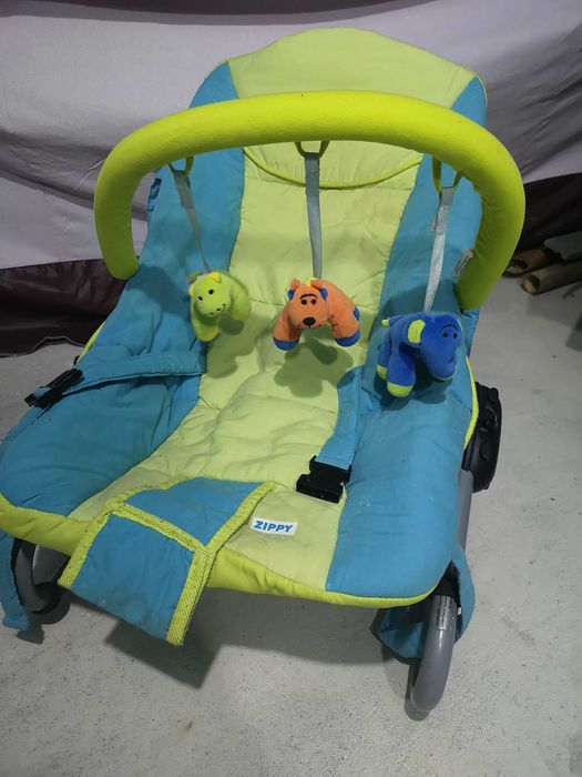 Espreguiçadeira azul/verde