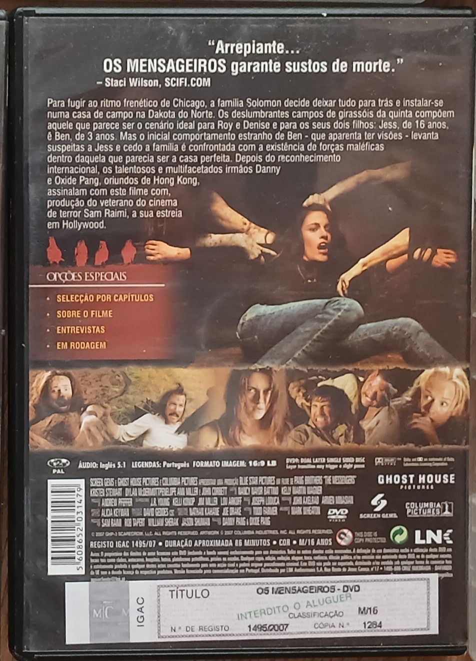 DVD Os Mensageiros