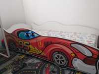 Łóżko dziecięce, łóżko dla chłopca Auto, dł. 170 x szer. 82