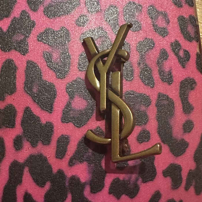 Broszka YSL stare zloto mala