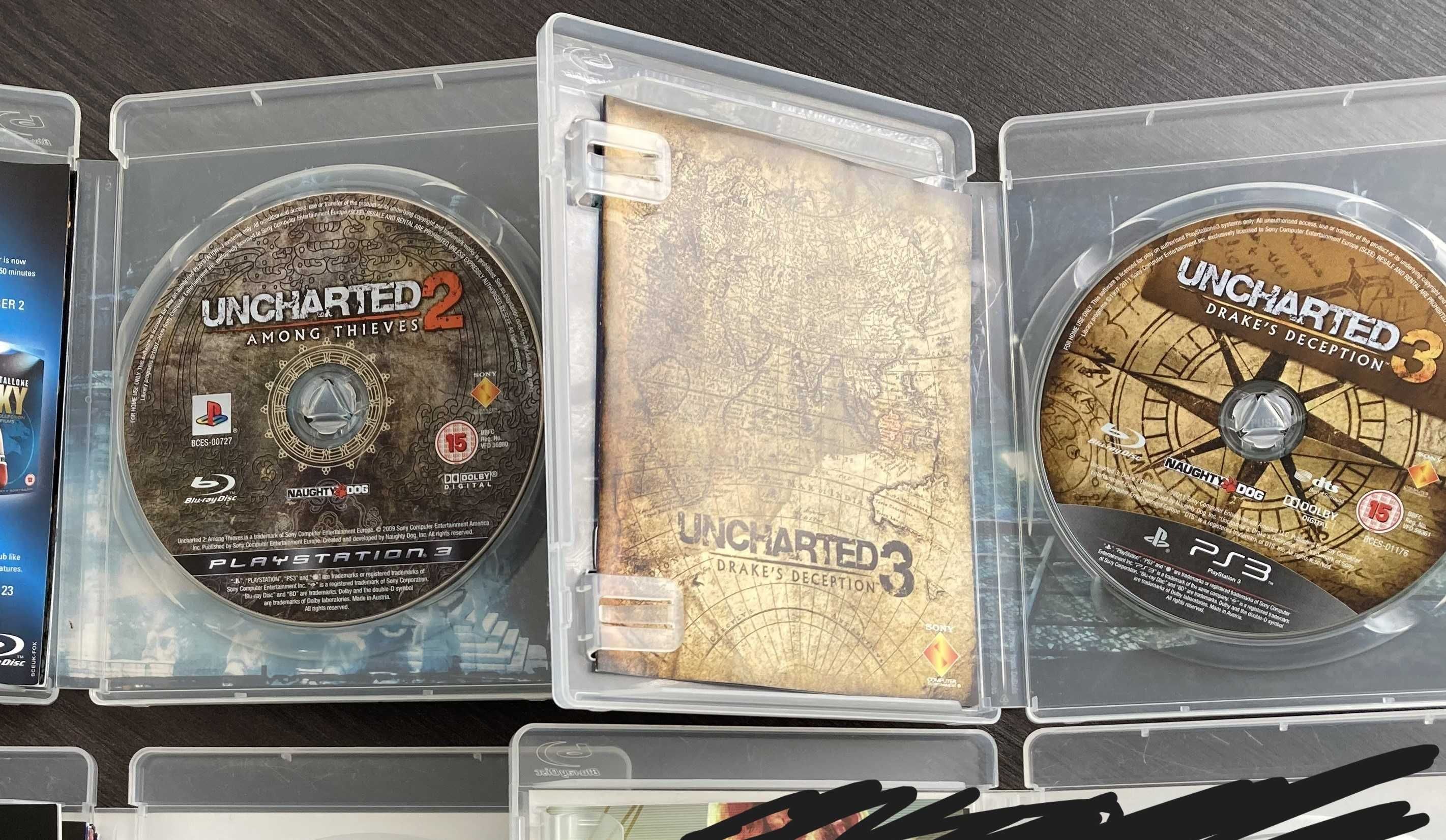 2 gry na PS3 - Uncharted 2 and 3 - Ideałny stan