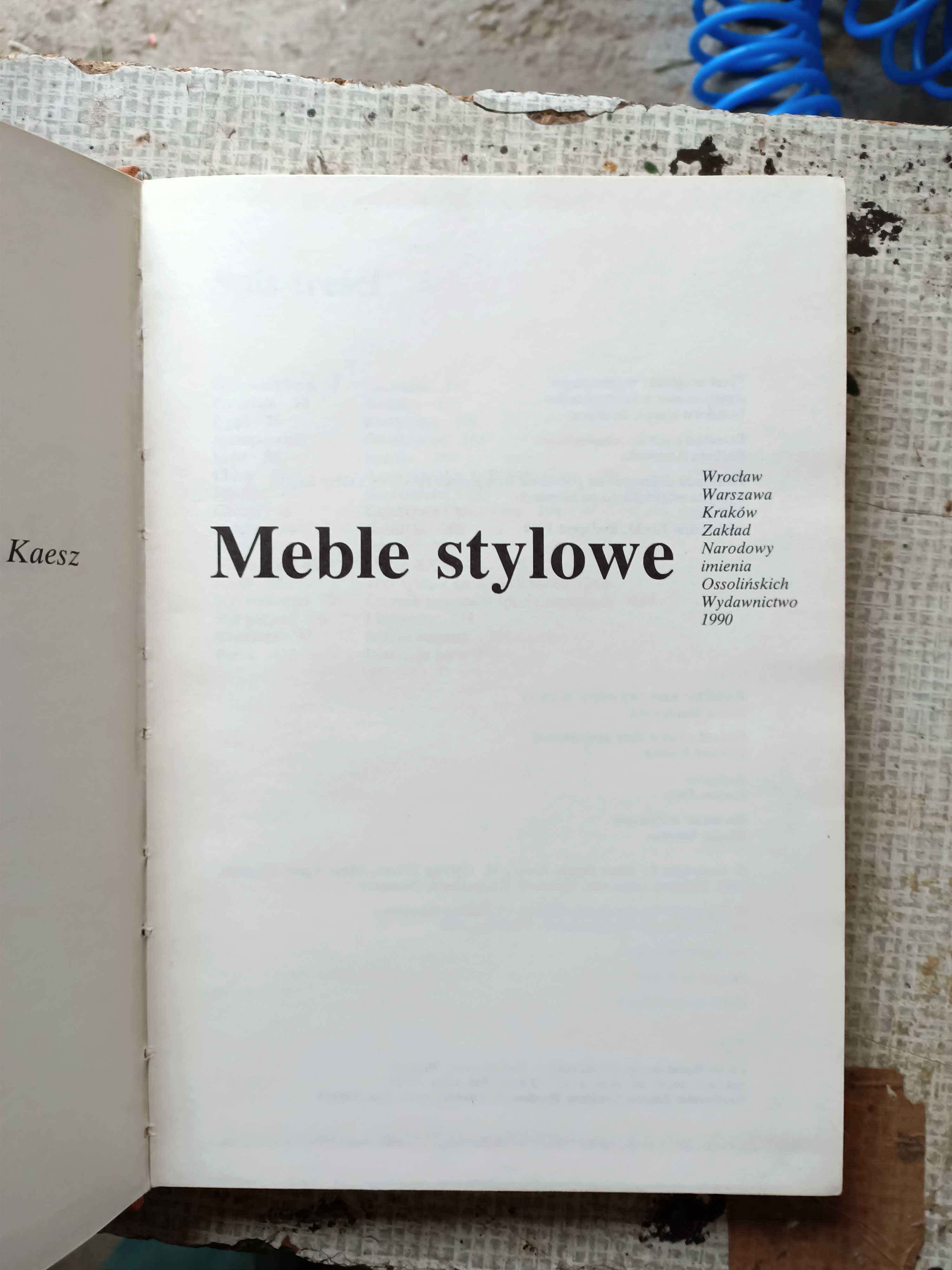 Meble Stylowe G.Kaesz pierwsze wydanie